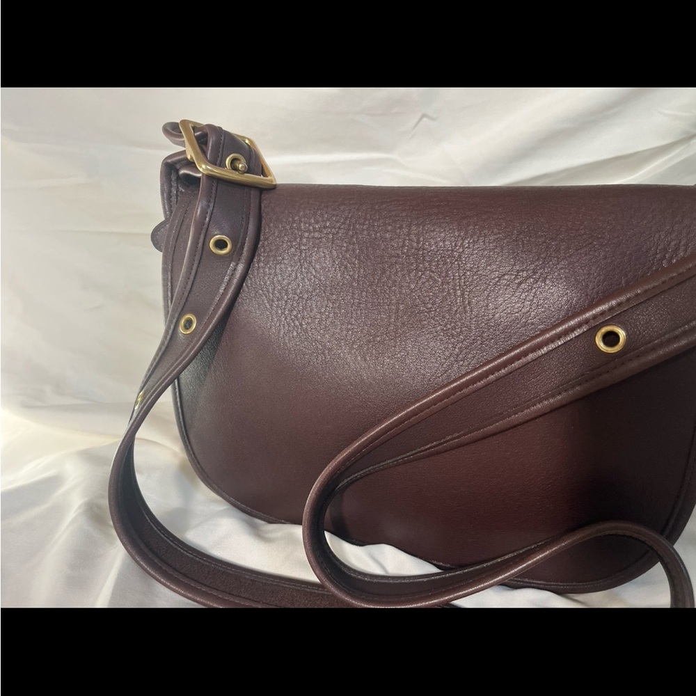 Vintage Coach Patricia Legacy Bag Adjustable 9951 Brown